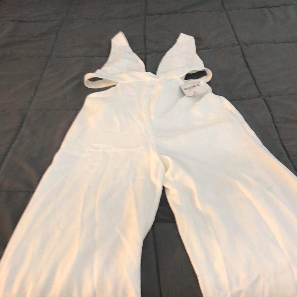 White Jump suit